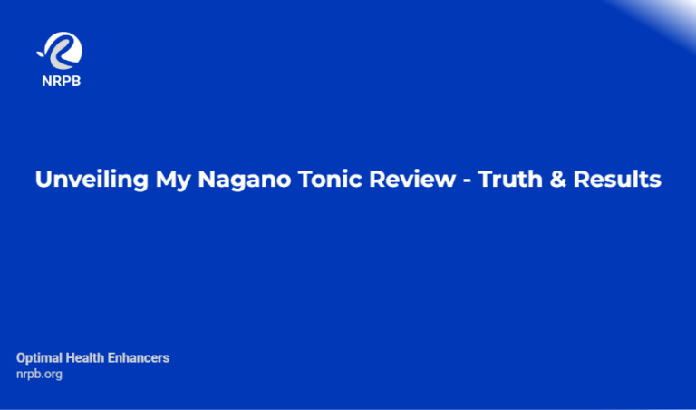 Unveiling My Nagano Tonic Review Truth & Results