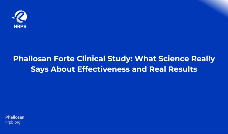 Phallosan Forte Clinical Study: What Science Really Says About Effectiveness And Real Results