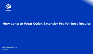 How Long To Wear Quick Extender Pro For Best Results